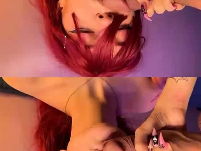 Redhead teen get facial after hard pounding with big cock li