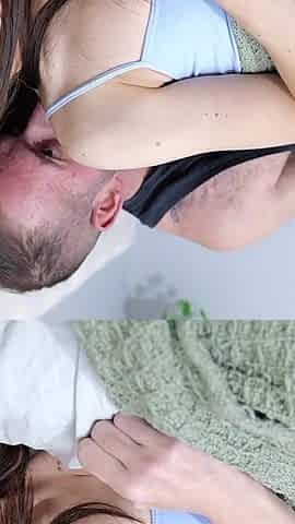 Stepdad Sneaks Into Stepdaughters Bed and Fucks Her - Leaving Her Creampied Wow