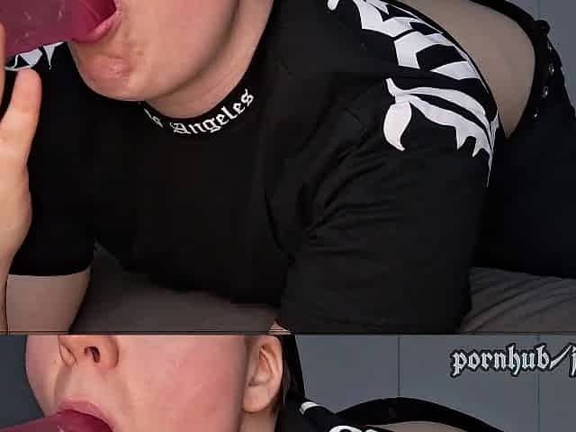 (suomi / finnish - eng sub) Imen sun kullia ja otan perseeseen - ftm anal amateur sucks shlong