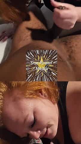Redhead SSBBW Julie Ginger's Wild Double Feature: Bts Threesome & Massive Gangbang with Multiple Cocks!