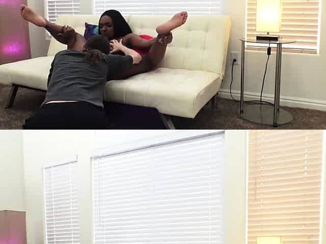 Behin the scenes deepthroat bj with Blu Mere