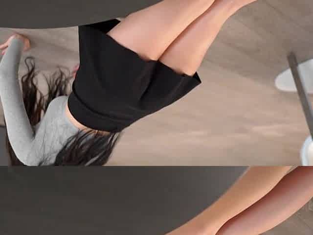 Hot teen with nice boobs POV video