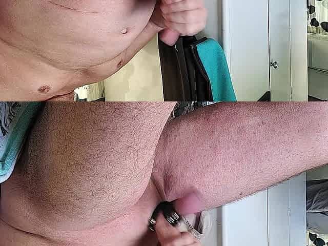 Some other wanking short one Schlong n ball ring