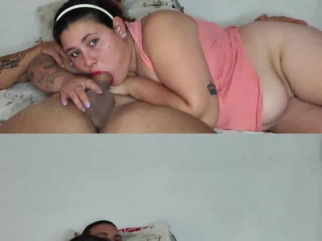 Deep Blowjob with Red Lips