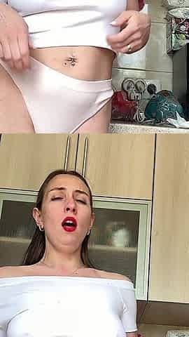 Uncontrollable Sneezing Wet Shirt Tit Bounce Spray POV