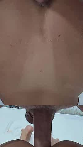SCREWING my WIFE from BEHIND during the time that this babe keeps her white tee on