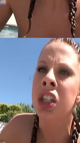 In the Pool, Surrounded by Cocks