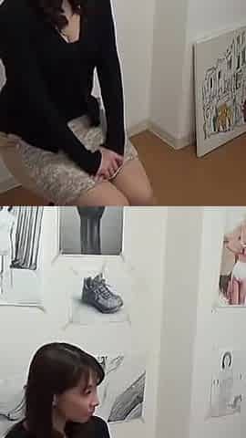 Married Woman Hired as a Nude Art Model Who Gets Carried Away by the Moment - 2