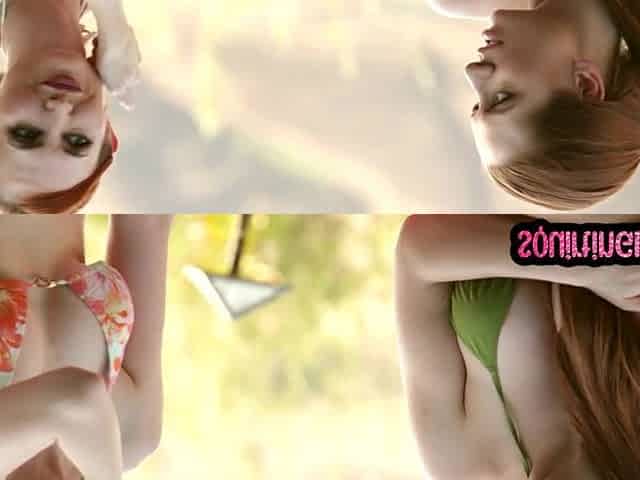 Bigtitted ginger lez babe get pussyeaten