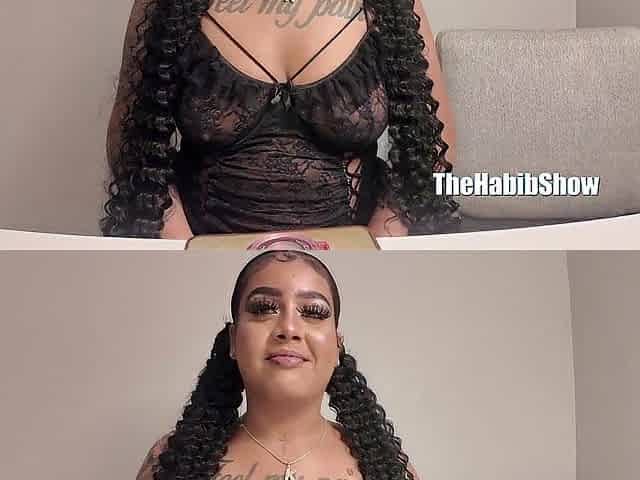 AFRO QUEEN KALLY XO HAS PONYTAILS, butt NIFTY and VAGINA taut. SUCKING BBC and hairless twat creaming