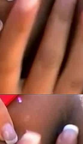 Thick Black BBW Rams Giant Dildo in Wet Pussy & Ass Till Squirting Explosion