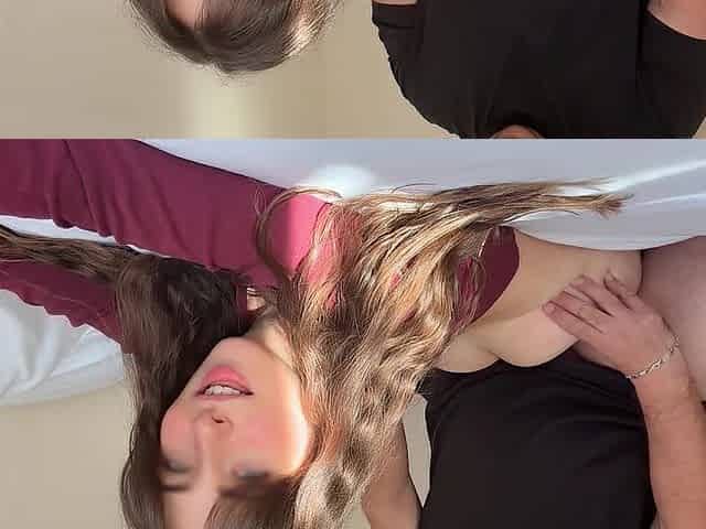 A fan got lewd and finished inside me, screwing a follower