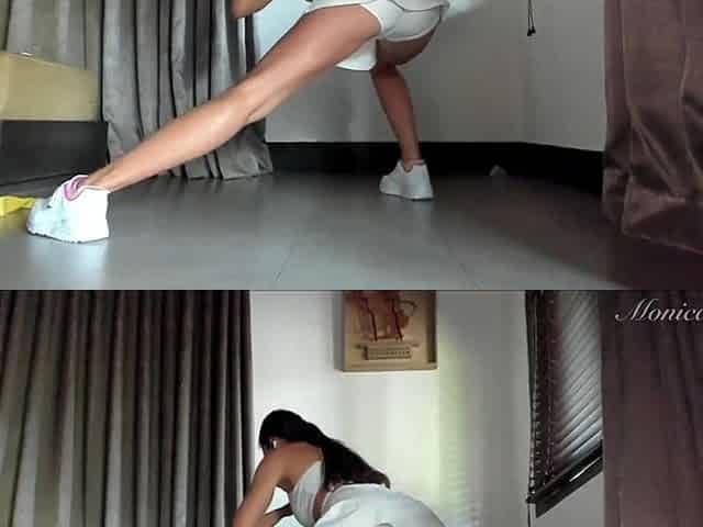 Sweaty Booty Pump, Bikini Tease & Breakfast Fun