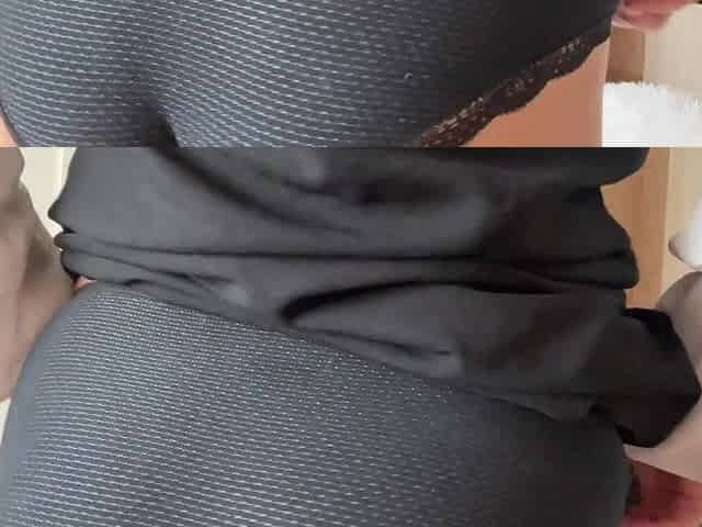 Egyptian Wife Horny While Trying on Her New Panties
