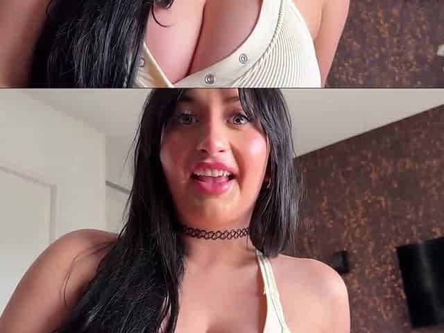 Aleksa Mink busty babe POV video