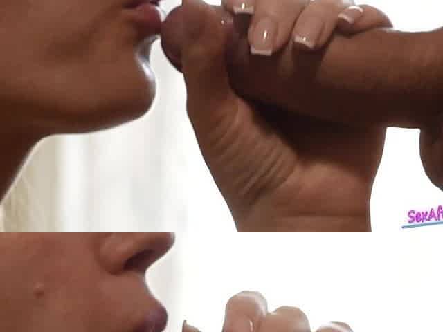 I used her throat like in my fantasy