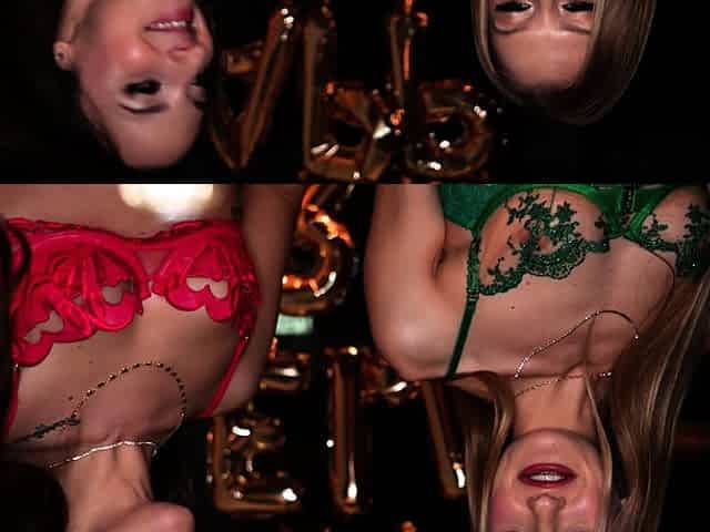 Lesbian Girls New Year's Party - Tiffany Tatum and Amirah