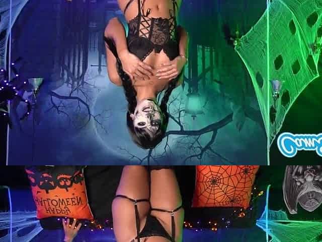 Lascivious Wednesday Addams Masturbates Until Quivering Climax - Halloween Cosplay Peculiar