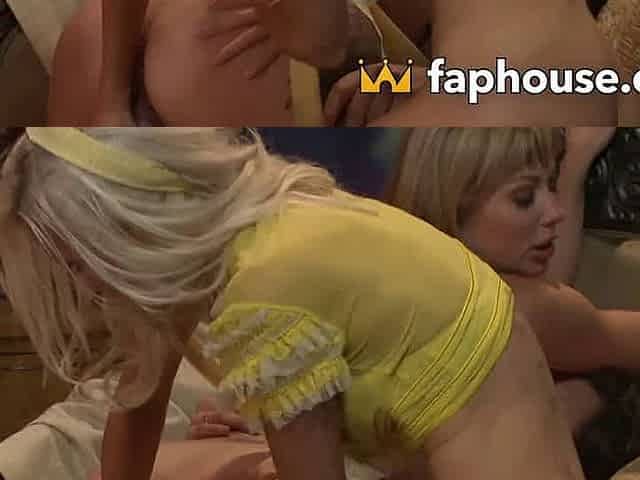 Blondies with Amazing Bodies Get XXXTreme in Anal threesome Action with Meaty Man Meat!