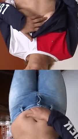 Stepmom's First Masturbation in Front of Her Hiajstro to Make Her Jerk off and Let Him Cum on Her Ha
