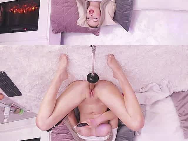 Insatiable MILF: Fuck Machine Dildo Ride Orgasm Marathon