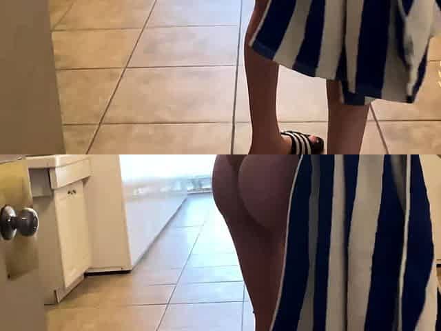 Big tit blonde her busty brunette GF share big cock