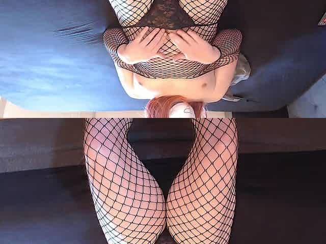 Edging sissy schlong and cum