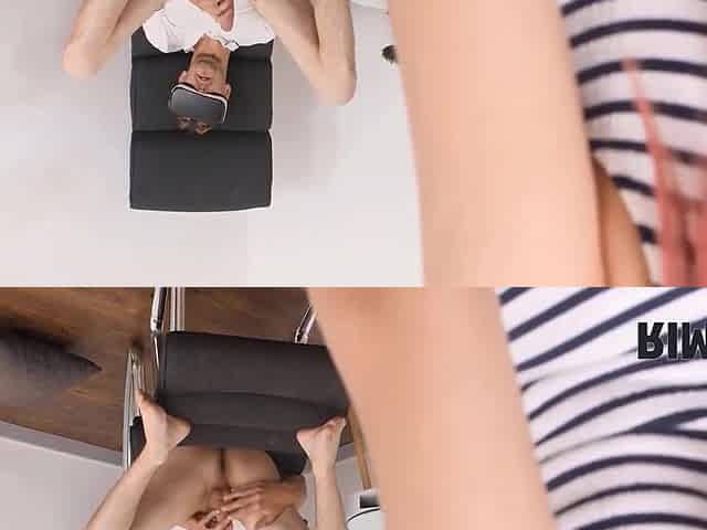 After Fun In Vr Lucky Stud Has His Ass Worshipped By Girlfriend 11 Min With Christy Charming