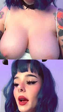 Sexy webcam brunette with big boobs