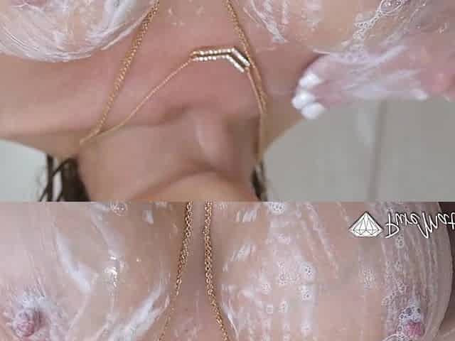 PUREMATURE Breasty Shawna Lenee sucks and screws in the shower
