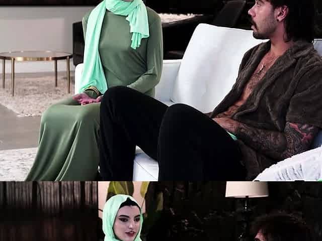 Conservative Hijab Stepsis Julia Learns Sex