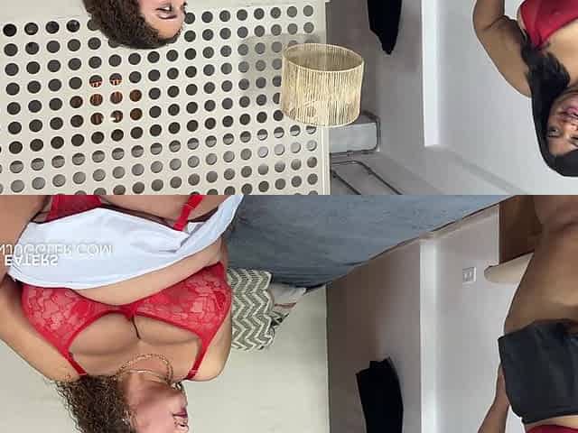 Busty Latina Lesbians Analua & Lia Eating Pussy