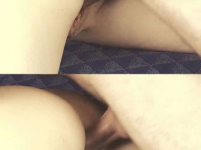 My twat is so juicy and hawt that my spouse can't resist to cum on my butt