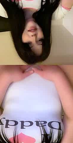Amateur brunette ariana marie solo toying