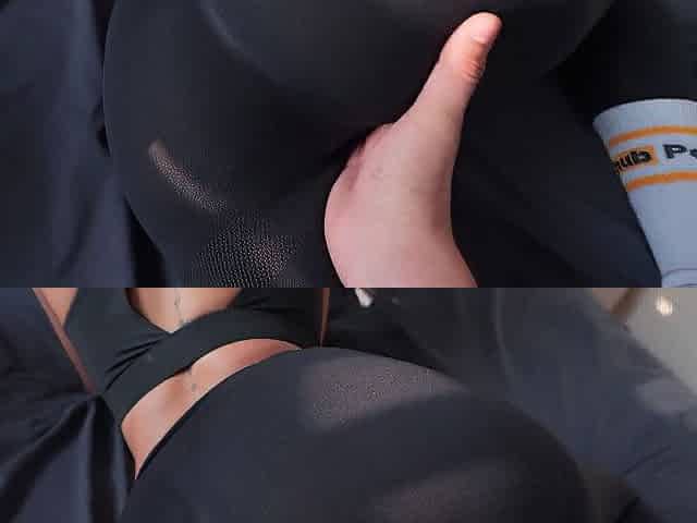 Fit Latin babe teaches me how to work out! Superlatively good doggystyle screw with Latin babe in leggings