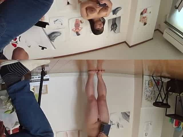 Married Woman Hired as a Nude Art Model Who Gets Carried Away by the Moment - 1
