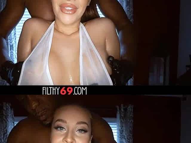 Breasty mother i'd like to fuck takes BBC after a smutty massage - Melissa Stratton