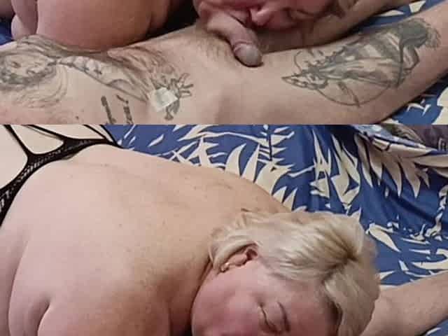 Girlfriend Empties My Balls of Cum by Doing a Deep Blowjob and Swallowing Cum