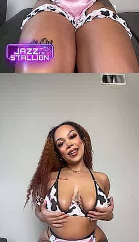 Hawt Thick Lightskin Large Butt Riding BBC Sex tool Creamy