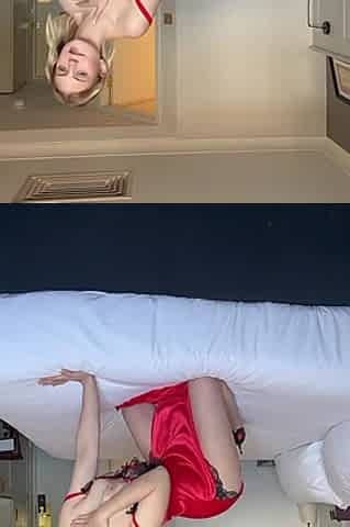 Sexy Red Dress - Strip - JOI