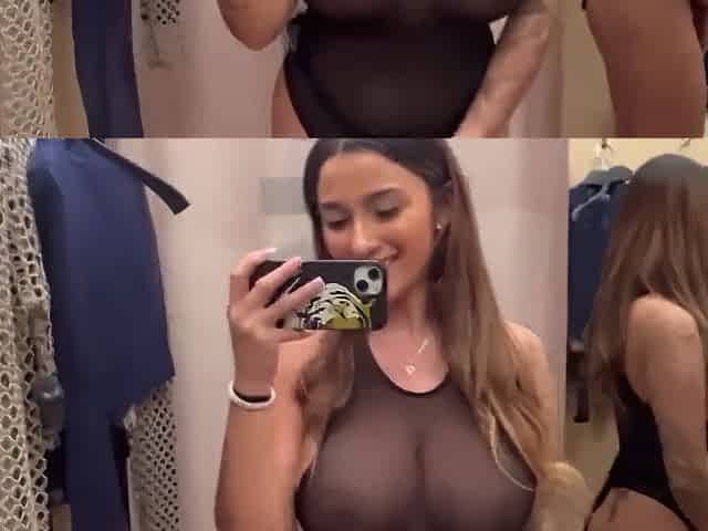 Breasty Most good Ally Inadvertently Sends Me Changing Room Movies