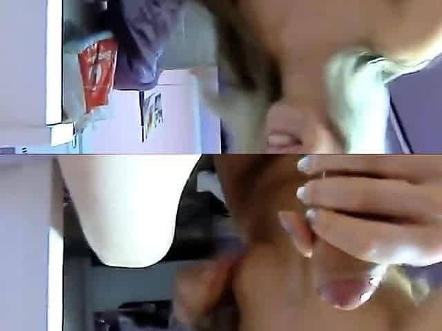 Riesenladung in der Wichsfresse - German Amateur Facial