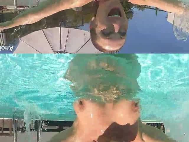 Underwater Anal bang with her fresh ToyBoy