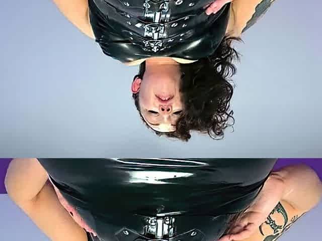 Toilet Training, Latex Goddess Kitty Feeds Filth Her Waste,