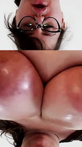 Oiled Boobs Encourage to Cum