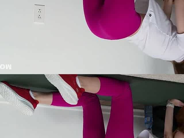 Skinny Teen 18+ Cheats With Her Personal Trainer And Gets A Creamy Fuck