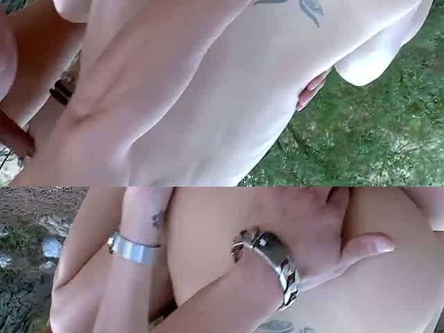 Erica Fontes Outdoor Bigcocks Double Penetration