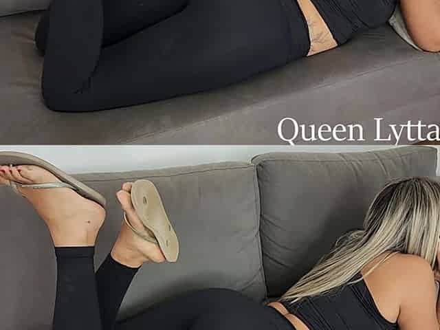 Queen Lytta Blond - Pervert Massagist Ep 2 - Massagist Is Late but Worship Lytta Feet to Make Her Happy