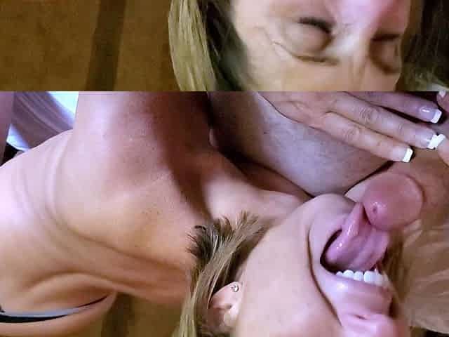 Big tit MILF sucks and fucks a big cock