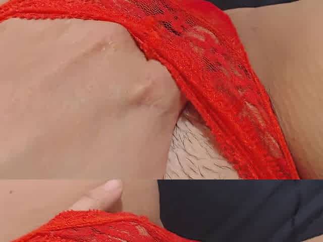 mother I'd like to fuck looks like Alyssa_pusy in sexy red hose masturbating wanting to be drilled